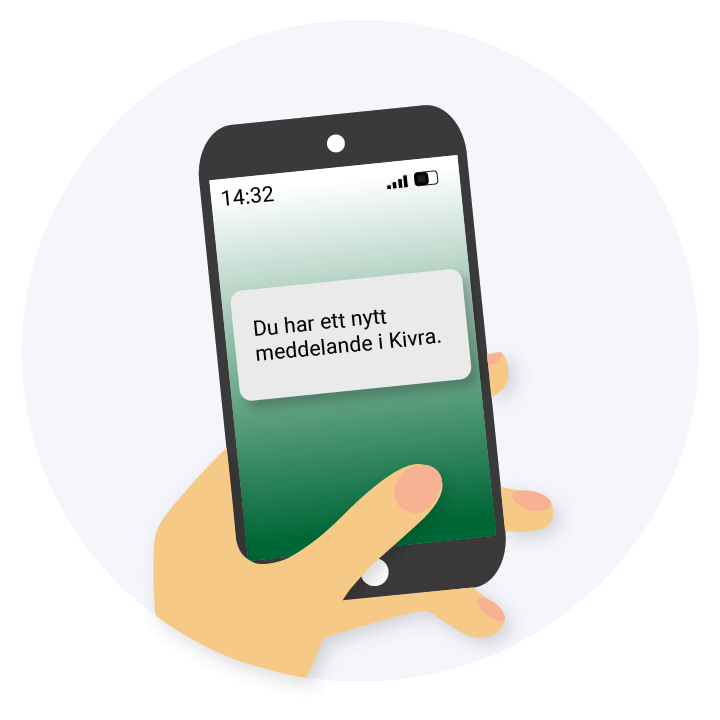 Kivra - Du har ett nytt meddelande i Kivra